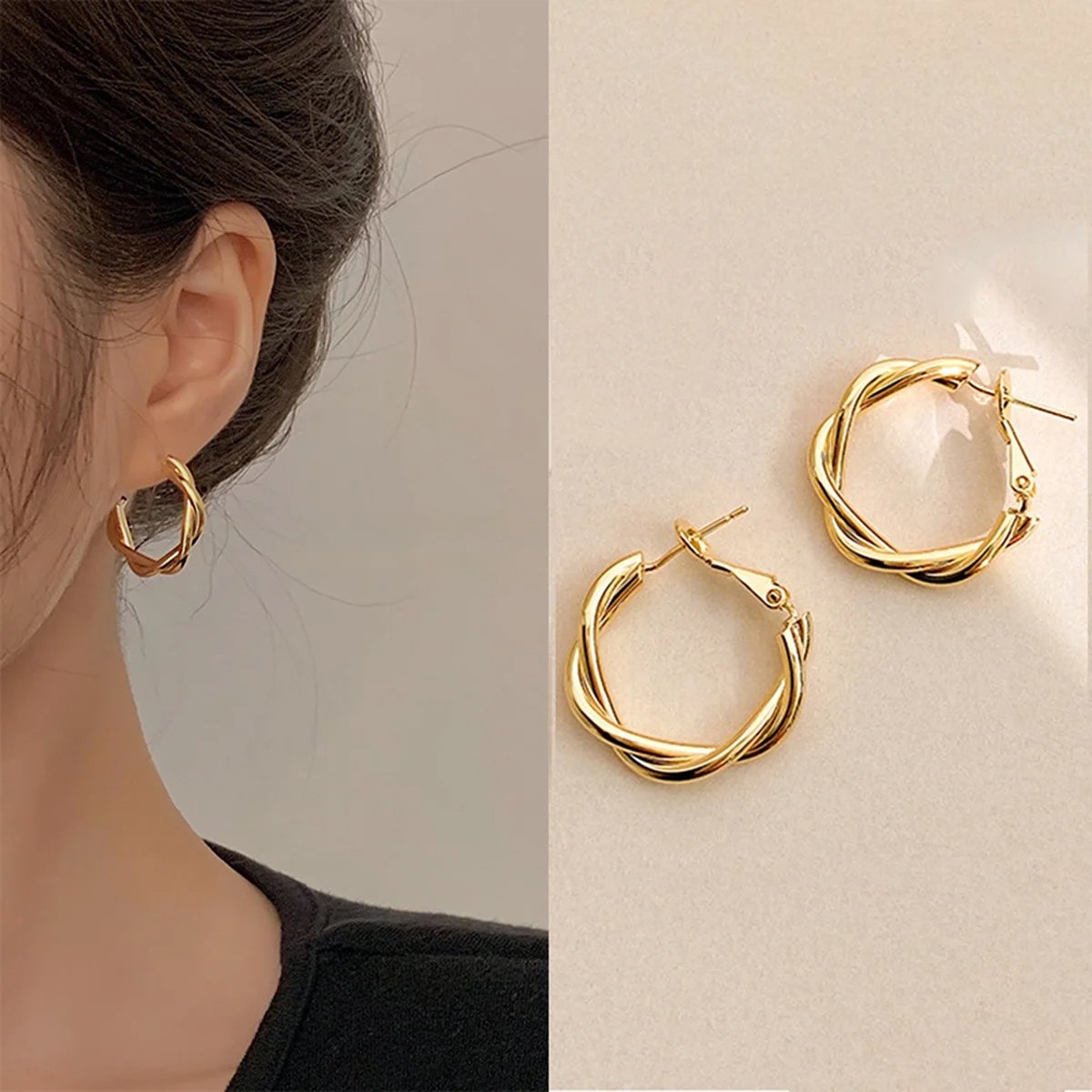 WOMEN EARRINGS GOLD