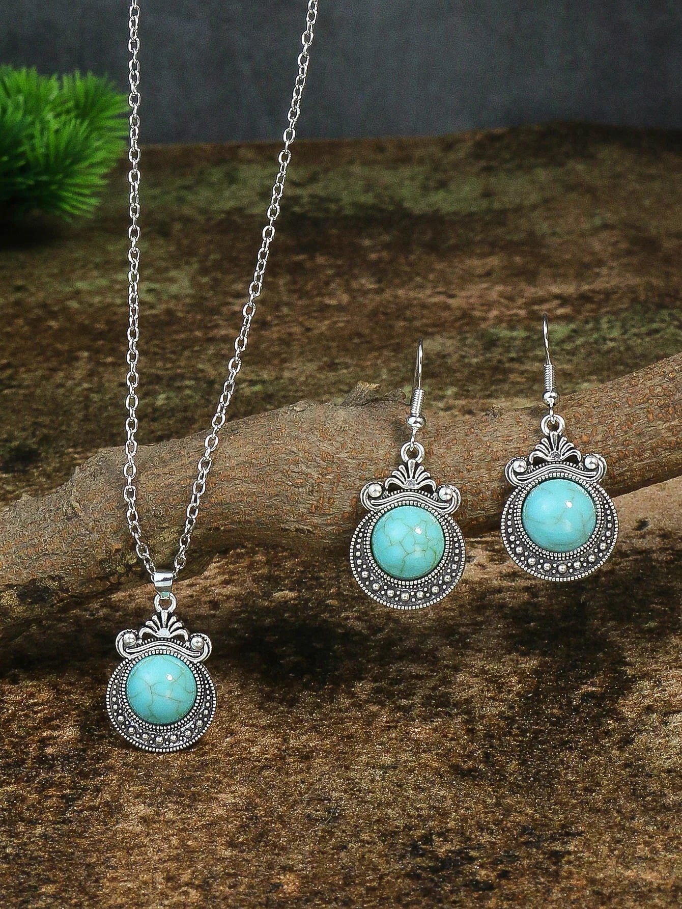 WOMEN NECKLACE SET SILVER
