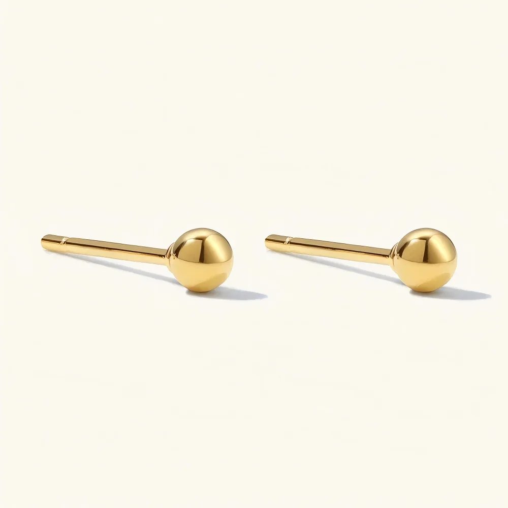 Stud Gold Earrings