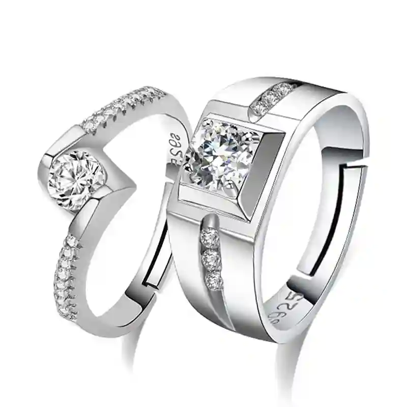 COUPLE RING SILVER