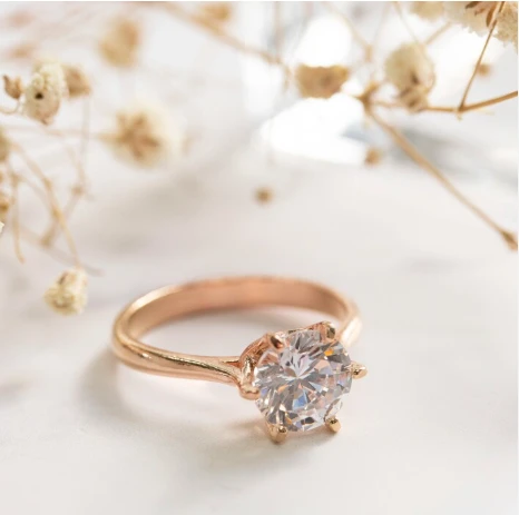 WOMEN ROSE GOLD RING