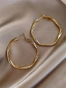 WOMEN EARRINGS GOLD