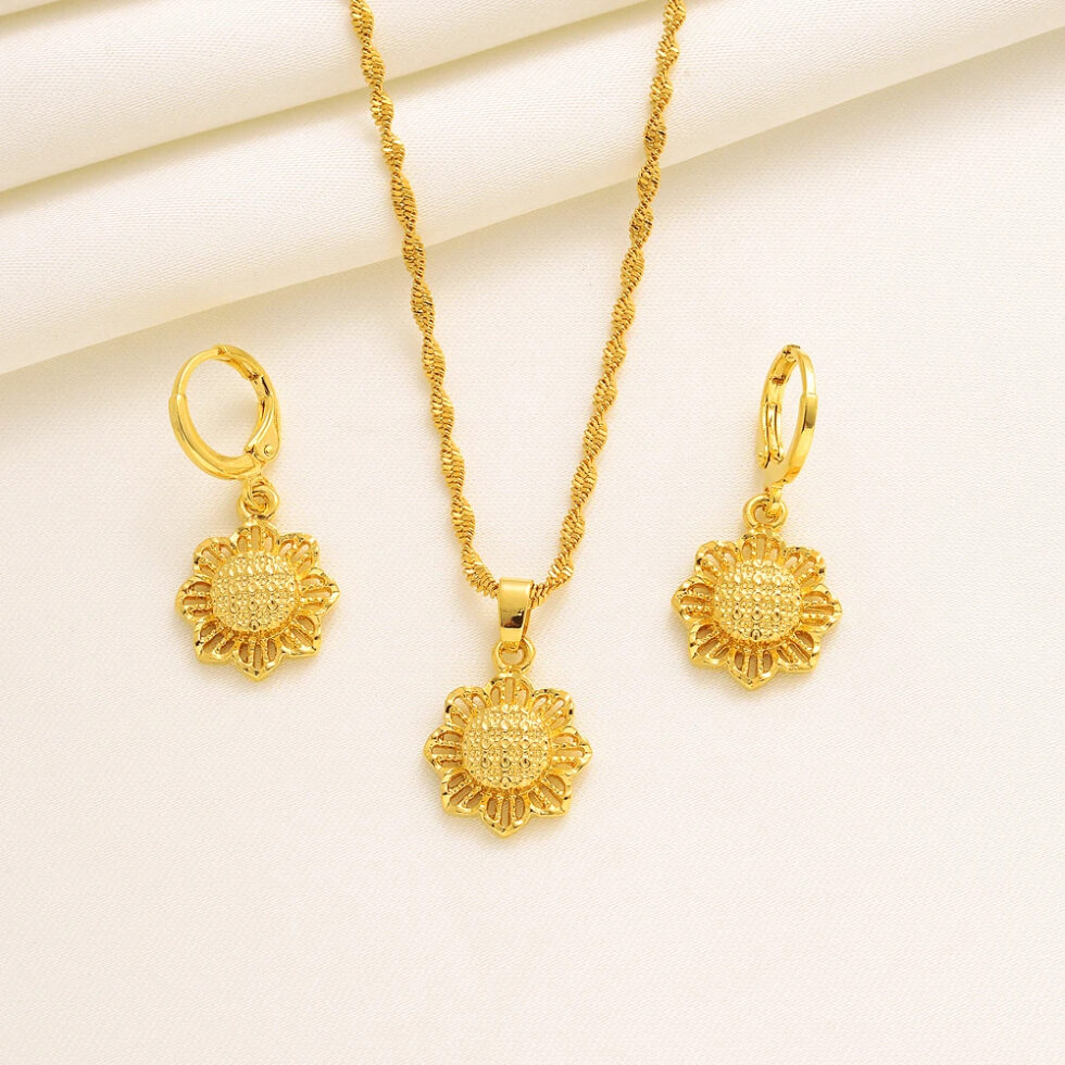 Golden Necklace Set