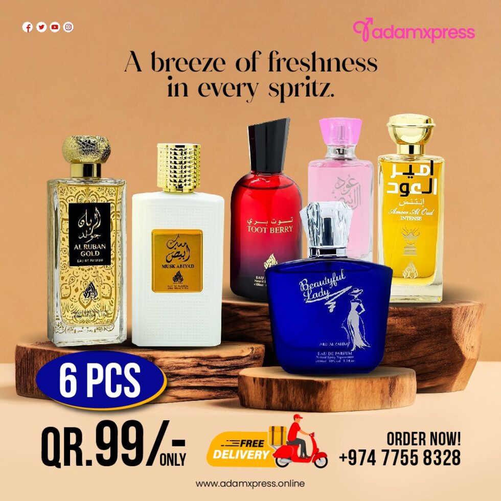 Elegance in Every Scent – 6-Piece Perfume Combo"