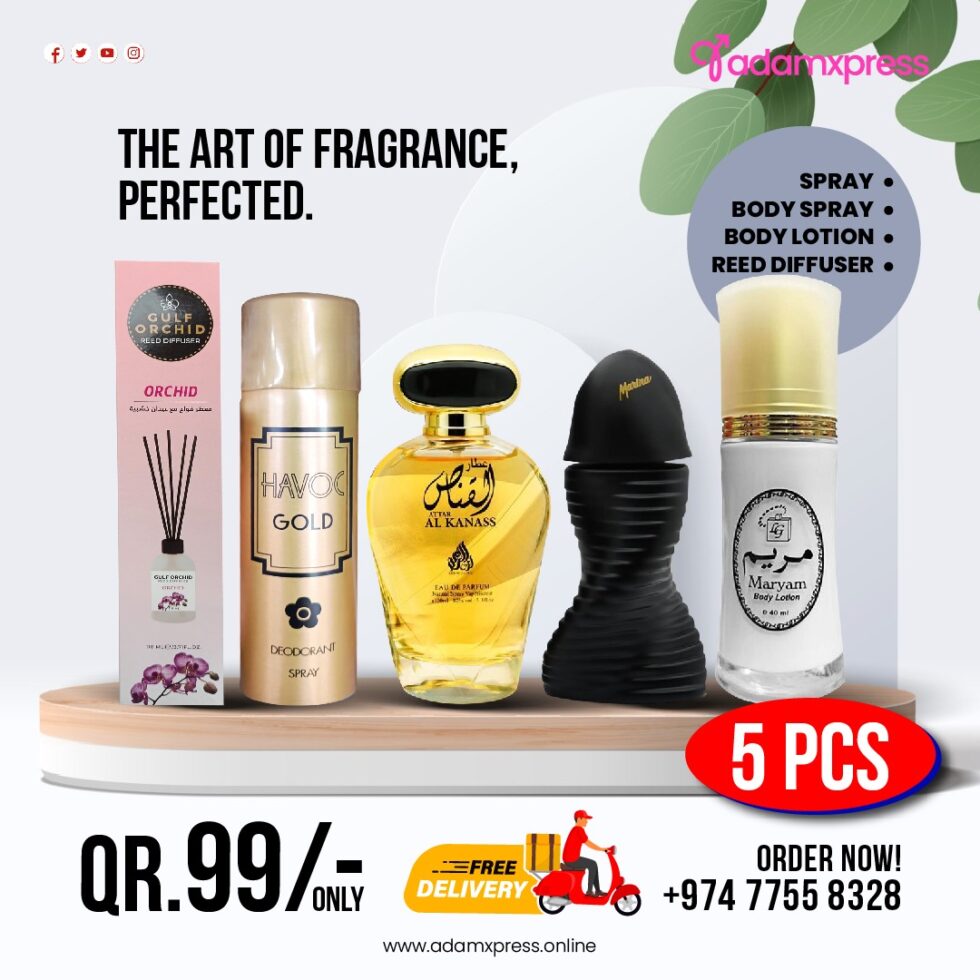Luxury 5-Piece Perfume Gift Set – A Fragrance for Every Mood!"